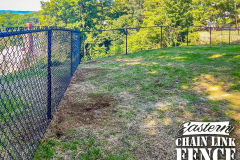 4 Foot High System21 Black Chain-Link Fence