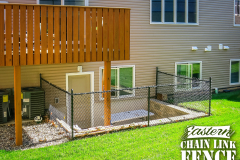 4 Foot High System21 Black Chain-Link Fence