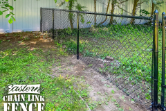4 Foot High System 21 Black Chain-Link Fence