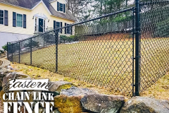 4 Foot High System21 Black Chain-Link Fence