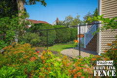 5 Foot High System21 Black Chain-Link Fence