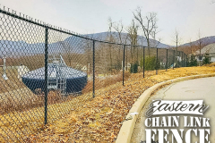 6 Foot High System21 Black Chain-Link Fence