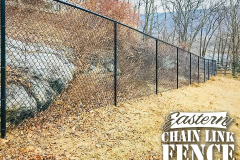 6 Foot High System21 Black Chain-Link Fence