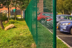 6 Foot High System21 Green Chain-Link Fence