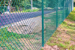 6 Foot High System21 Green Chain-Link Fence